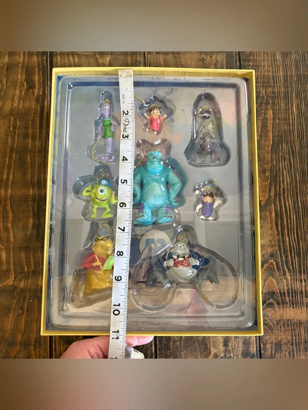 Disney Pixar Monsters, Inc. Storybook Ornament Set of 8